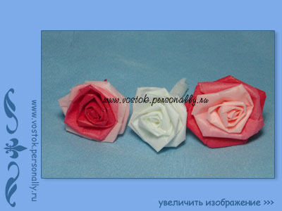 роза из фетра ручной работы