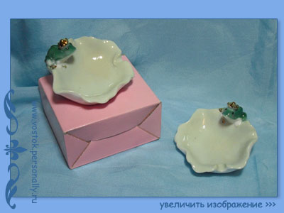икорница фарфоровая