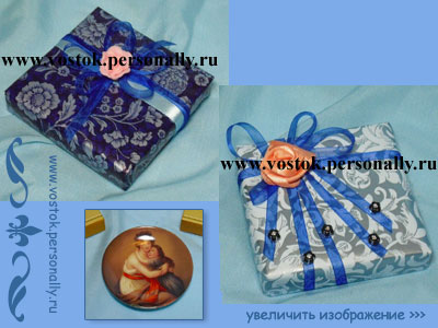 Тарелка декоративная в подарочном оформлении